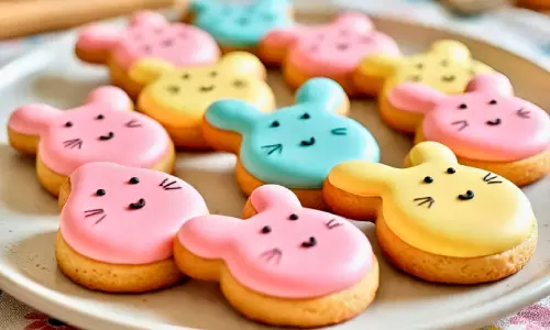 ഈസ്റ്റർ കളറാക്കാൻ ബണ്ണി കുക്കീസ്