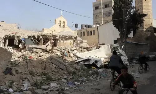 ആഘോഷങ്ങളില്ലാതെ ഗസ്സയിലെ ക്രൈസ്തവ വിശ്വാസികൾ