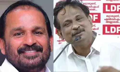 ടി.എൻ. പ്രതാപിനെതിരേ ഗുരുതര ​ആരോപണവുമായി കോൺഗ്രസ് നേതാവ് സി.പി.എം ഓഫിസിൽ; ‘സുരേഷ് ഗോപിയെ ജയിപ്പിക്കാൻ ബിജെപിയുമായി കോടികളുടെ ഡീലുണ്ടാക്കി’