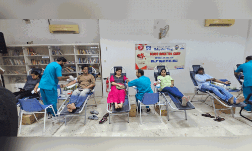 ഐ.എസ്.സി ഒമാൻ മലയാളം വിങ് രക്തദാന ക്യാമ്പ് സംഘടിപ്പിച്ചു