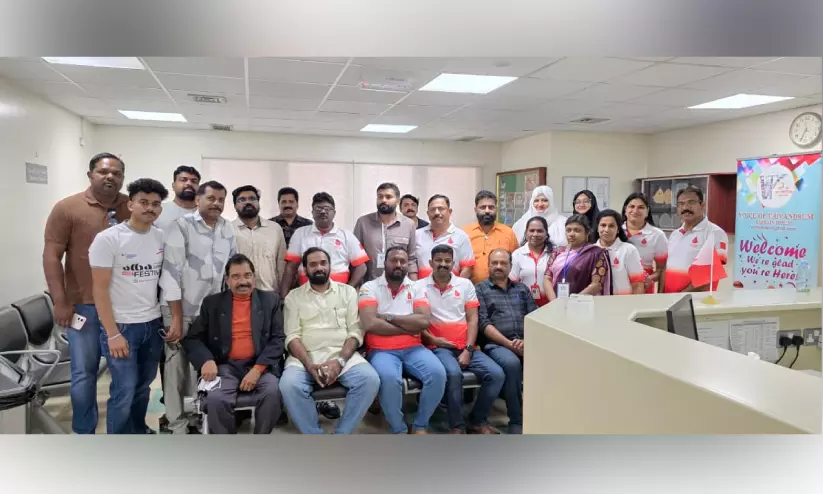 രക്തദാന ക്യാമ്പ് ശ്രദ്ധേയമായി രക്തദാന ക്യാമ്പ് ശ്രദ്ധേയമായി