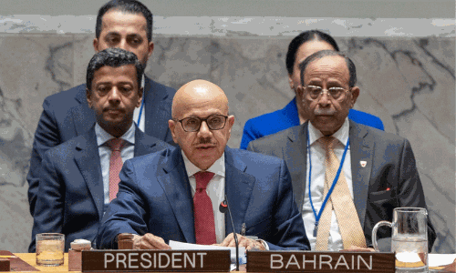 ഐക്യരാഷ്ട്രസഭ രക്ഷാസമിതിയിൽ പ്രമേയം പരാജയപ്പെട്ടു; കടുത്ത അതൃപ്തി രേഖപ്പെടുത്തി ബഹ്‌റൈൻ