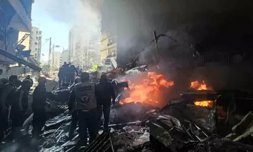 ലബനാനിൽ ഇസ്രയേലിന്റെ തീമഴ; 10 മിനിറ്റിൽ 100 ആക്രമണങ്ങൾ, ബെയ്റൂത്തിൽ വൻ നാശനഷ്ടം