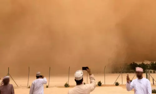 ഒമാനിൽ പൊടിക്കാറ്റ്; വായു ഗുണനിലവാരം കുറഞ്ഞു