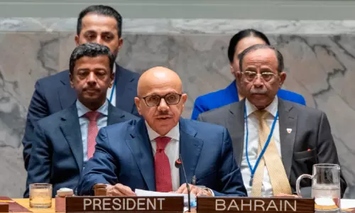 യു.എൻ ര​ക്ഷാ​സ​മി​തി​യി​ൽ ബ​ഹ്‌​റൈ​ൻ പ്ര​മേ​യം പ​രാ​ജ​യ​പ്പെ​ട്ടു