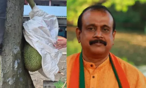 ചിഹ്നമായതിനാൽ ‘ചക്ക’ മൂടുന്നു, കൈപ്പത്തിയും മൂടി വെക്കേണ്ടതല്ലേ? -ടി.പി. സെൻകുമാർ