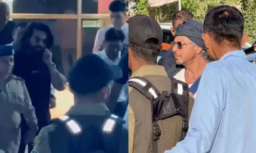 അംബാനിയുടെ പാർട്ടിയിൽ ഷാരൂഖും രാംചരണും; പഴയ വിവാദത്തിന് ശേഷം താരങ്ങൾ വീണ്ടും ഒരേ വേദിയിൽ