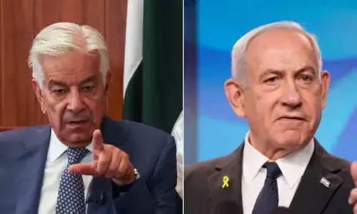 ഇസ്രായേൽ കാൻസർ ബാധിച്ച രാഷ്ട്രം -പാക് പ്രതിരോധ മന്ത്രി; അതിക്രമപരം, അംഗീകരിക്കാനാവില്ലെന്ന് നെതന്യാഹു