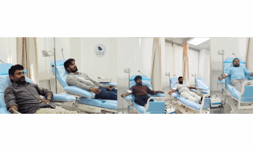 വേ​ൾ​ഡ് മ​ല​യാ​ളി ഫെ​ഡ​റേ​ഷ​ൻ ത്രി​ദി​ന ര​ക്ത​ദാ​ന ക്യാ​മ്പ് സം​ഘ​ടി​പ്പി​ച്ചു