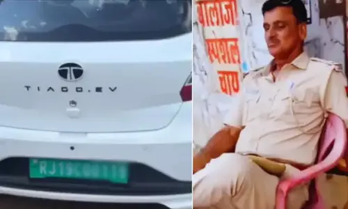 പുക സർട്ടിഫിക്കറ്റ് ഇല്ലാത്തതിന് ഇലക്ട്രിക് കാറിന് 2000 രൂപ പിഴയിട്ട് പൊലീസ്; ചലാൻ ​മാറിപ്പോയെന്ന് വിശദീകരണം