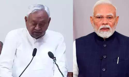 രാജ്യസഭ എം.പിയായി സത്യപ്രതിജ്ഞ ചെയ്ത് നിതീഷ് കുമാർ; പ്രശംസയുമായി നരേന്ദ്ര മോദി