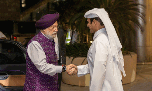 ഊർജ മേഖലയിലെ സഹകരണം: കേന്ദ്രമന്ത്രി ഹർദീപ് സിങ് പുരിയും ഖത്തർ ഊർജ സഹമന്ത്രിയും കൂടിക്കാഴ്ച നടത്തി