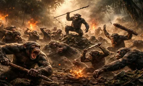 മനുഷ്യർക്കിടയിൽ മാത്രമല്ല; ചിമ്പാൻസികൾക്കിടയിലും ചേരിതിരിവും ആഭ്യന്തര യുദ്ധവും, ഉഗാണ്ടയിൽ ചിമ്പാൻസികൾക്കിടയിൽ ആസൂത്രിത കൂട്ടക്കുരുതി