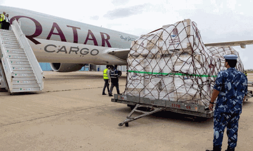ലബനാന് കൈത്താങ്ങായി ഖത്തർ; 100 ടൺ സഹായസാമഗ്രികൾ കൈമാറി