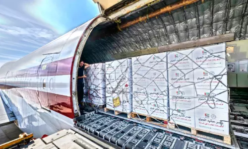 ഗസ്സയിലേക്ക് 100 ടൺ സഹായവസ്തുക്കൾ എത്തിച്ചു