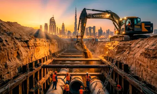 അൽ ഖൂസിലെ ഓവുചാൽ പദ്ധതിയുടെ ആദ്യഘട്ടം പൂർത്തിയായി