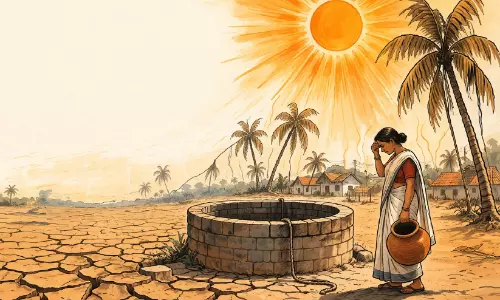പകൽച്ചൂടിൽ നാട് വെന്തുരുകുന്നു; ചൂട് ക്രമാതീതമായി വർധിച്ചതോടെ ഗ്രാമങ്ങളിൽപോലും കുടിവെള്ളക്ഷാമം രൂക്ഷമായി
