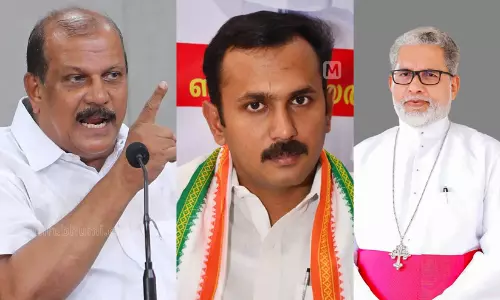 ‘ഇതേ പള്ളിയിൽ പിതാവ് ലൗ ജിഹാദും നാർകോട്ടിക് ജിഹാദും പ്രസംഗിച്ചപ്പോൾ പിന്തുണച്ചത് ആർ.എസ്.എസും പി.സി. ജോർജും മാത്രം’ -ഷോൺ ജോർജ് ‘ഇതേ പള്ളിയിൽ പിതാവ് ലൗ ജിഹാദും നാർകോട്ടിക് ജിഹാദും പ്രസംഗിച്ചപ്പോൾ പിന്തുണച്ചത് ആർ.എസ്.എസും പി.സി. ജോർജും മാത്രം’ -ഷോൺ ജോർജ്