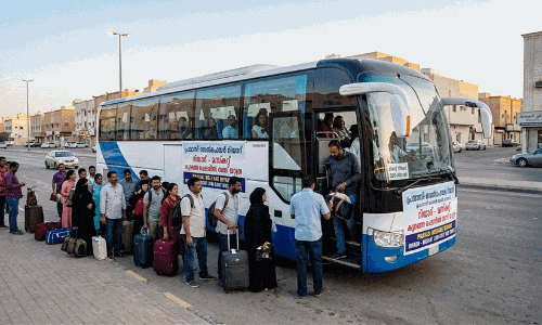 റിയാദിൽ നിന്ന് മസ്കറ്റ് വഴി കുറഞ്ഞ ചെലവിൽ യാത്ര സൗകര്യമൊരുക്കി പ്രവാസി വെൽഫെയർ