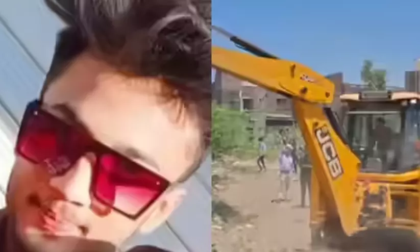 അമരാവതി ലൈംഗിക പീഡനക്കേസ്: പ്രതി അയാസിന്റെ വീട് ബുൾഡോസർവെച്ച് തകർത്തു അമരാവതി ലൈംഗിക പീഡനക്കേസ്: പ്രതി അയാസിന്റെ വീട് ബുൾഡോസർവെച്ച് തകർത്തു