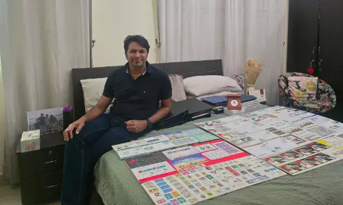 അപൂർവ സ്റ്റാമ്പ്​ ശേഖരത്തിലൂടെ യു.എ.ഇക്ക്​ ആദ​രമൊരുക്കി മലയാളി