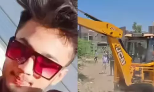 അമരാവതി ലൈംഗിക പീഡനക്കേസ്: പ്രതി അയാസിന്‍റെ വീട് ബുൾഡോസർവെച്ച് തകർത്തു