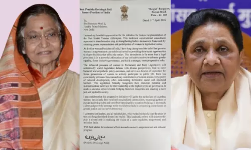 വനിതാ സംവരണ ബിൽ: പിന്തുണയുമായി മുൻ രാഷ്‌ട്രപതി പ്രതിഭാ പാട്ടീലും മായാവതിയും