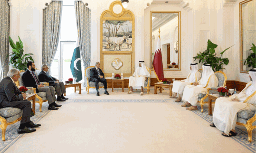 മേഖലയിലെ സമാധാനത്തിന് നയതന്ത്ര ശ്രമങ്ങൾ അനിവാര്യം; ഖത്തർ അമീർ -പാക് പ്രധാനമന്ത്രി കൂടിക്കാഴ്ച