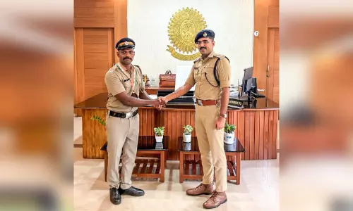 ഓൾ ഇന്ത്യ പൊലീസ് ഷൂട്ടിങ്; കേരള പൊലീസിന് അഭിമാനമായി തൃശൂർ സിറ്റിയുടെ ശരത്ത്