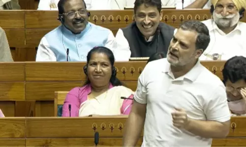 ‘രാജ്യത്തെ തെരഞ്ഞെടുപ്പ് ഭൂപടം മാറ്റാനുള്ള ദേശവിരുദ്ധ നിയമമാണ് വനിതാ സംവരണ ബിൽ’; പാർലമെന്‍റിൽ ആഞ്ഞടിച്ച് രാഹുൽ ഗാന്ധി