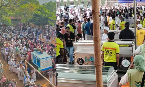 നടുങ്ങി പാങ്ങ്; ഞെട്ടൽ മാറാതെ നാട്; അമ്പലപ്പറമ്പ് ഗവ. ഹൈസ്കൂളിൽ പൊതുദർശനം