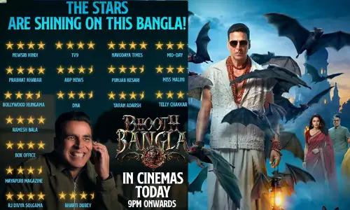 ഹൊറർ ഫൺ റൈഡുമായി പ്രിയൻ-അക്ഷയ് കോമ്പോ, തരംഗമായി ഭൂത് ബംഗ്ല; ആദ്യ ഷോകൾ കഴിയുമ്പോൾ മികച്ച പ്രതികരണം