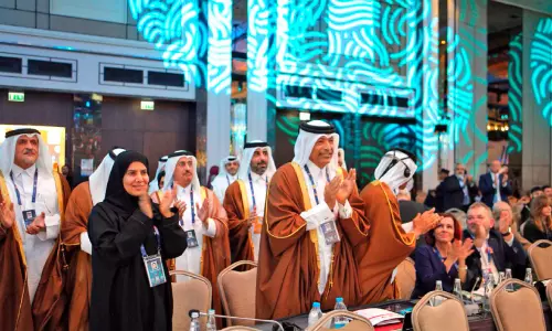 ഇ​ന്റ​ർ പാ​ർ​ല​മെ​ന്റ​റി യൂ​നി​യ​ൻ ജ​ന​റ​ൽ അ​സം​ബ്ലി​യി​ൽ ഖ​ത്ത​ർ പ്ര​മേ​യ​ത്തി​ന് അം​ഗീ​കാ​രം