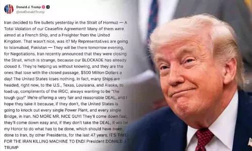 ഇറാനിലെ വൈദ്യുതി നിലയങ്ങളും പാലങ്ങളും തകർക്കും; വീണ്ടും ഭീഷണിയുമായി ട്രംപ്