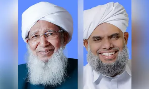 കേരള മുസ്‌ലിം ജമാഅത്ത്: കാന്തപുരം പ്രസിഡന്റ്,   ഖലീൽ തങ്ങൾ ജന. സെക്രട്ടറി