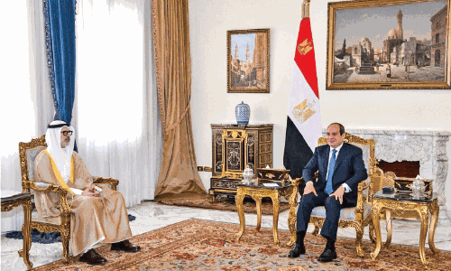 കുവൈത്ത് വിദേശകാര്യ മന്ത്രി ഈജിപ്ത് പ്രസിഡന്റുമായി കൂടിക്കാഴ്ച നടത്തി; കുവൈത്തിനെതിരായ ആക്രമണങ്ങളെ   നിരസിച്ച് ഈജിപ്ത്