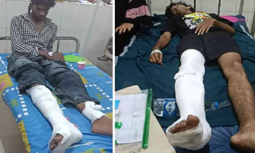 പരിശോധനയുടെ പേരിൽ ബൈക്കിന് പിന്നിൽ പൊലീസ് ജീപ്പ് ഇടിപ്പിച്ചെന്ന് പരാതി