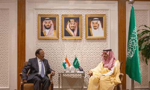 അജിത്​ ഡോവലും സൗദി വിദേശകാര്യ മന്ത്രിയും കൂടിക്കാഴ്​ച നടത്തി