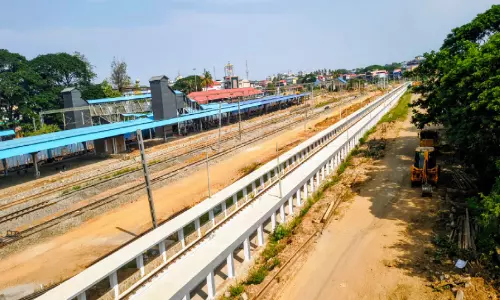 പാലക്കാട് പിറ്റ് ലൈൻ നിർമാണം അവസാനഘട്ടത്തിൽ; മേ​യി​ൽ തു​റ​ന്നേക്കും