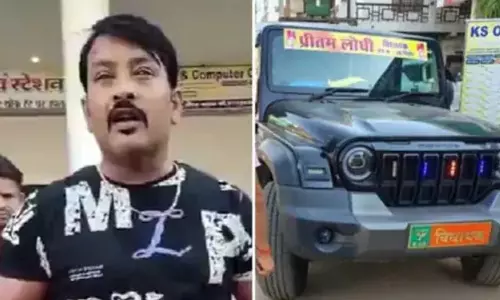 കരേര നിന്റെ അപ്പന്റെ വകയാണോ? ധൈര്യമുണ്ടെങ്കിൽ അവനെ തടയടാ...; മകനെ സ്റ്റേഷനിലേക്ക് നടത്തിച്ച പൊലീസിന് നേരെ ബി.ജെ.പി എം.എൽ.എയുടെ വെല്ലുവിളി