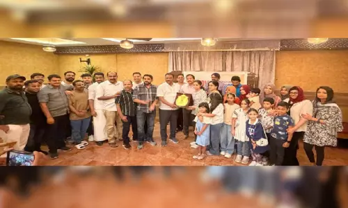 ഉ​ന്ന​ത​വി​ജ​യം നേ​ടി​യ റി​മ ഷു​ക്കൂ​റി​ന് എ​റ​ണാ​കു​ളം  ജി​ല്ലാ ഒ.​ഐ.​സി.​സി​യു​ടെ സ്വീ​ക​ര​ണം