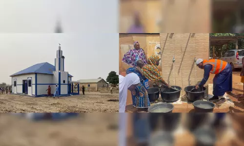 ബെനിനിൽ ജല കിണറുകളും പള്ളികളും തുറന്നു  നമാ ചാരിറ്റി