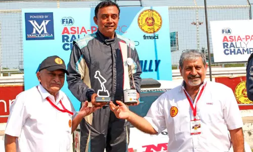 ഏ​ഷ്യ​ൻ പ​സ​ഫി​ക് റാ​ലി മൂ​സ ഷ​രീ​ഫ് സ​ഖ്യ​ത്തി​ന് ര​ണ്ടാം സ്ഥാ​നം