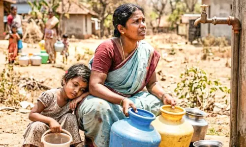 വേനൽ കനത്തതോടെ നഗരസഭ പ്രദേശത്ത് കുടിവെള്ളത്തിന് നെട്ടോട്ടം...