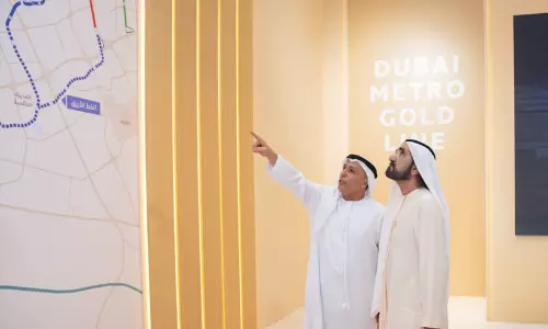 ദുബൈയിൽ മെട്രോ ഗോൾഡ്​ ലൈൻ പ്രഖ്യാപിച്ചു, 3400 കോടിയുടെ പദ്ധതി പ്രഖ്യാപിച്ചത്​ ശൈഖ്​ മുഹമ്മദ്​