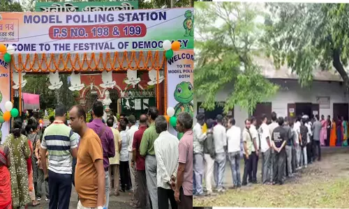 തമിഴ്നാട്ടിലും ബംഗാളിലും പോളിങ് കുതിച്ചുയരുന്നു; കനത്ത സുരക്ഷയിൽ വോട്ടെടുപ്പ്