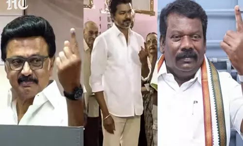 തമിഴ്‌നാട്ടിലും ബംഗാളിലും പോളിങ് പുരോഗമിക്കുന്നു; വോട്ട് രേഖപ്പെടുത്തി താരനിര