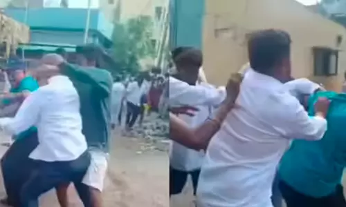 തമിഴ്നാട്ടിൽ വോട്ടെടുപ്പിനിടെ സംഘർഷം; ബൂത്തിനകത്ത് സ്ഥാനാർഥി ഏജന്റുമാർ തമ്മിൽ കയ്യാങ്കളി