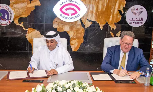 വ്യ​ക്തി​ഗ​ത ഇ​റ​ക്കു​മ​തി​യു​ടെ ക​സ്റ്റം​സ് ക്ലി​യ​റ​ൻ​സ്; ഖ​ത്ത​ർ ഏ​വി​യേ​ഷ​ൻ സ​ർ​വി​സ​സും   ക​സ്റ്റം​സും ധാ​ര​ണ​പ​ത്ര​ത്തി​ൽ ഒ​പ്പു​വെ​ച്ചു