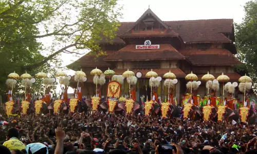 തൃ​ശൂ​ർ പൂ​രം: കർശന പരിശോധനയുമായി നഗരസഭ, മൂ​ന്ന് സ്ഥാ​പ​ന​ങ്ങ​ൾ​ക്ക് എ​തി​രെ ന​ട​പ​ടി